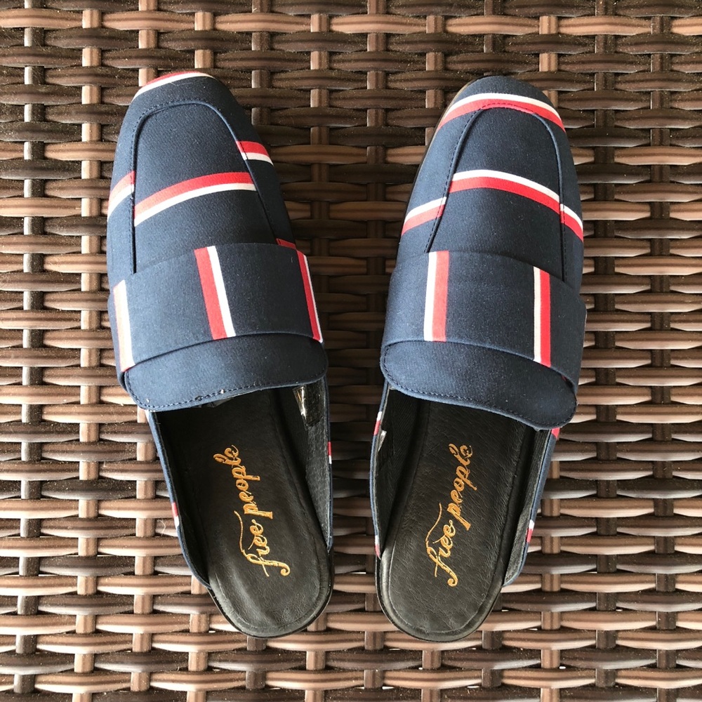 NIB Free people brocade at ease loafer